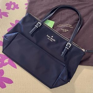 NWT Kate Spade Nylon Black Watson Lane Maya Tote Bag